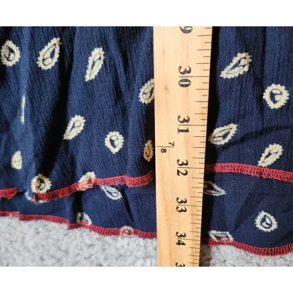 We Be Bop Women's Long Sleeve Button Up Top Multi Print Oversized Lagenlook Sz 2 - Picture 8 of 11